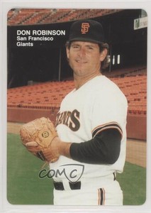 1989 Mother's Cookies San Francisco Giants Stadium Giveaway Don Robinson #22