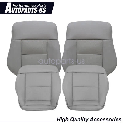 For 2010-2014 Mercedes Benz E300 E350 Front Side Leather Seat Cover Gray - Изображение 1 из 2