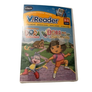 Vtech V.Reader Dora Die Entdeckerin und die drei kleinen Schweinchen Alter 3-5 Neu Versiegelt - Bild 1 von 4