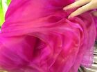 bright color Rose 280cm super wide organza fabric wedding curtain drape voile