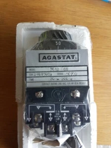 Agastat 7012GE 7000 Serie Zeitverzögerungsrelais s/n 36772 240v 20-2000 sec - Bild 1 von 1