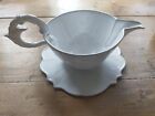 Astier De Villatte Gravy Boat Sauce Jug White Rustic Shabby Chic