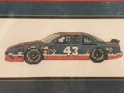 43 Richard Petty  Stock Car Racing cross stitch pattern  Judy Counts 1990 Nascar - Image 1 of 4