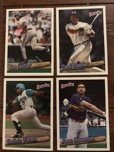 1996 Bazooka Card Lot Gonzalez Carter Fielder - Bild 1 von 2