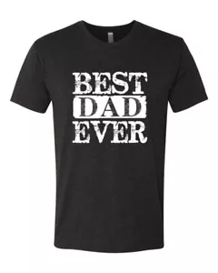 Maglietta Best Dad Ever Fathers Day da uomo premium tri misto - Foto 1 di 9