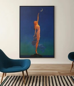 Edward Mason Eggleston Reaching for The Moon Canvas/Poster Wall Art - Picture 1 of 10