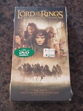 BRAND NEW Lord Of The Rings Fellowship (VHS, 2001) Elijah Wood RARE Sealed OOP
