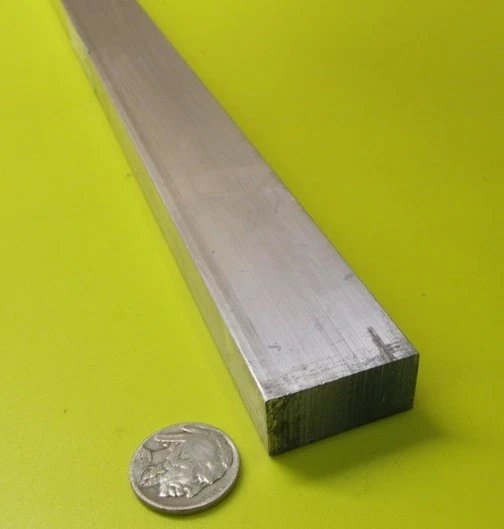 Barra de aluminio 2024 T351, 5/8" (.625") de grosor x 1 1/4" de ancho x 36" de largo Foto 1 de 4