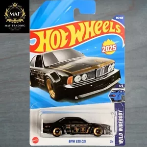 Hot Wheels BMW 635 CSi Black #185 Mainline 2025 Case H | New Car Toys Widebody - Foto 1 di 2