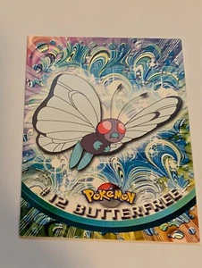 Butterfree #12 - Black Logo - Pokemon Topps Card - Picture 1 of 3