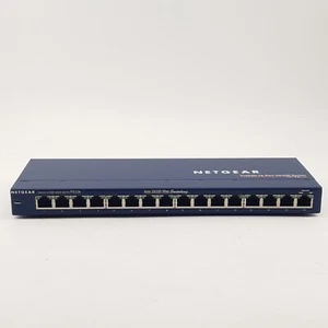 Netgear FS116 16 Port 10/100 Ethernet Switch - Picture 1 of 9
