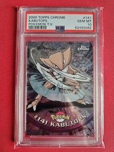 2000 Topps Chrome Pokemon Series 2 Kabutops #141 PSA 10 Gem Mint