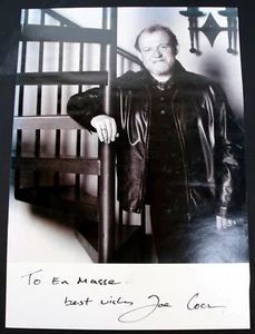 Jo Cocker Signed Photo Promo Black and White 13" x 9" circa 2000 - Picture 1 of 13