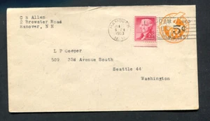 EE. UU.: Bonita portada de 1960 (actualizada UC12) - Hannover a Seattle - usada - Imagen 1 de 1