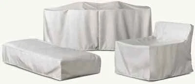 Restoration Hardware Marbella 32" BAR Table COVER SAND  Cover  NEW $380 - Image 1 of 3