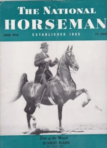 Saddlebred, Tennessee Walking Horse "VINTAGE" National Horseman June 1958!!!!! - Bild 1 von 4