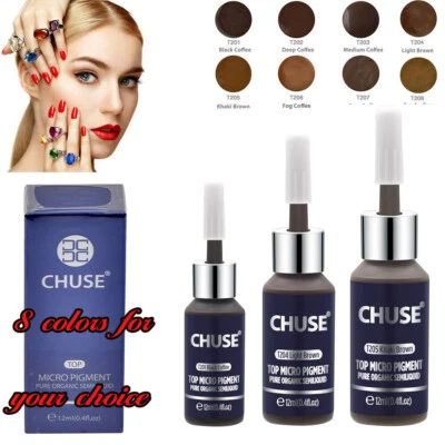 CHUSE Permanent Makeup Pigments SPMU Machine Microblading Ink Lip Brow Eye Liner