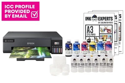 A3 Sublimation Printer: EPSON ET-18100+ 6 x 100ml Sub Ink + Paper for Windows - Image 1 of 4