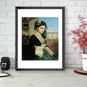 Impresión de arte oriental Charles Gleyre, mujer de Oriente, 1840 - Imagen 1 de 2