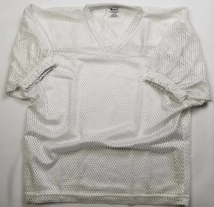 Brand New Markwort Youth Football Porthole Mesh Jersey LXL  WHITE Large/XL - Picture 1 of 5