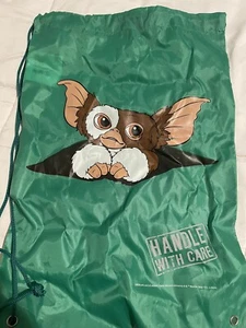Gremlins Gizmo Tote Bag Green Mogwai Backpack Drawstring Loot Crate New w/ tags - Picture 1 of 2