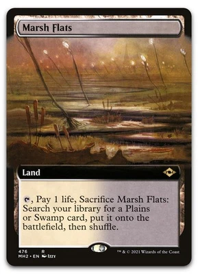 Marsh Flats (Extended Art) #476 (NM) Modern Horizons 2 MH2 Magic MTG - Image 1 of 2