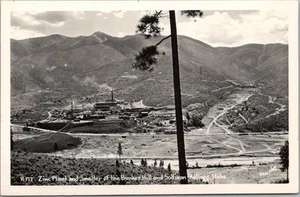 KELLOGG Idaho RPPC Postcard "Zinc Plant & Smelter of the Bunker Hill & Sullivan" - Picture 1 of 2