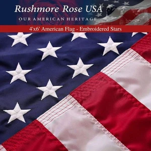 American Flag | American Flags for Outside 4X6 |100% Made in USA Flags - US F... - Picture 1 of 6