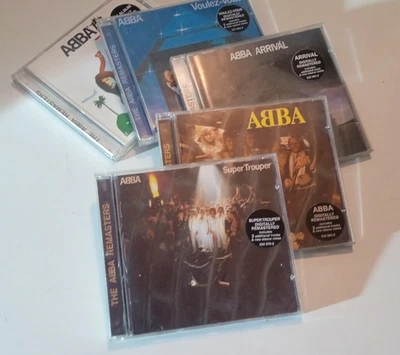  ABBA 5 CDs  Remasters: Arrival, Super Trouper,  Abba, Voulez-Vous, TheAlbum Gut - Bild 1 von 3