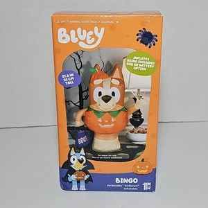 Halloween Inflatable Bluey Decoration – 21.6" Tall Indoor (Bingo) - Picture 1 of 2