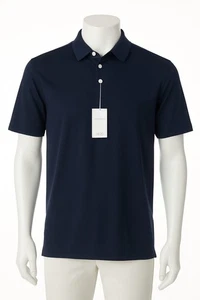 Camisa polo de golf Peter Millar para hombre talla mediana medianoche precio de venta sugerido por el fabricante 79 USD nueva con etiquetas - Imagen 1 de 7