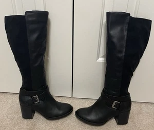 Style & Co. Black Hazellp Knee High Boots Women’s Size 7.5 NEW - Picture 1 of 13