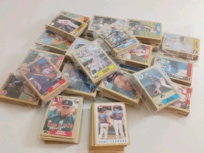 Huge 500+ Card Lot 1987 Topps Ryan Bonds Clemens Gooden +More Base & Inserts - Image 1 of 4