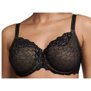 Chantelle Rive Gauche Full Coverage Unlined Black Bra Size 44 DD - Picture 1 of 8