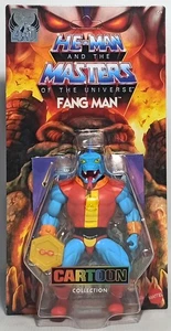 MATTEL MOTU CARTOON COLLECTION FANG MAN ACTION FIGURE EUROPEAN MOSC SEALED - Picture 1 of 15