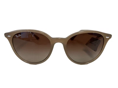 Óculos de sol Ray-Ban RB4305 marrom lente gradiente armação bege unissex 53 - 19 - 145 - Imagem 1 de 4