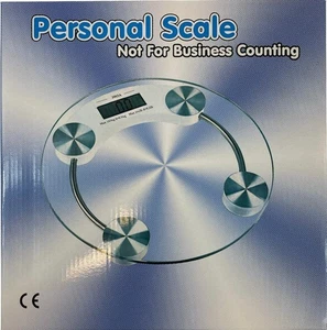 Personal Scale Electronic Bathroom Weighing Scale Glass Digital Batteries 180KG - Picture 1 of 6