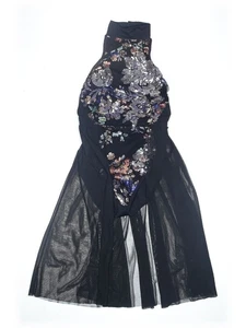 Girl Weissman Dance Costume Floral Sequin Mesh Lyrical Dress D12294 Size MC - Picture 1 of 6