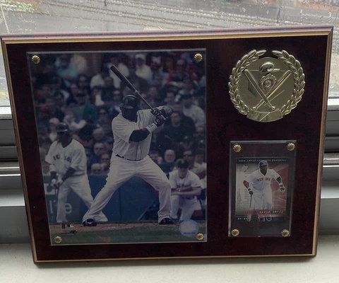 MLB David Ortiz Boston Red Sox Player Plaque Cover