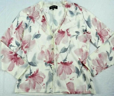 Mujer Cárdigan Suéter JONES NEW YORK Talla PM Petite Mediana Manga Larga (aa44) Foto 1 de 4