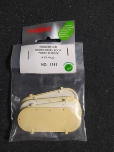 Robbe 1519 Armed Steel Door (4 pcs) Panzertuer Vintage New - Photo 1/1