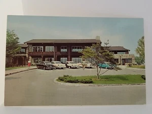 Postkarte Wilson Lodge Oglebay Park Wheeling West Virginia Oldtimer Autos - Bild 1 von 2