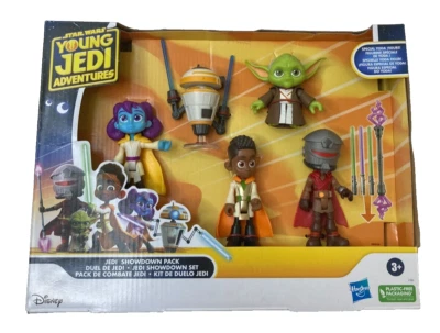 Hasbro-young star wars Jedi-adventures showdown pack action figures - Imagem 1 de 4