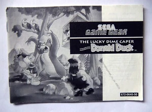 Folleto de instrucciones 48615 - The Lucky Dime Caper - Sega Game Gear () 672-0645-50 - Imagen 1 de 1
