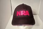 NRA Stand and Fight Black Strapback Hat NWT