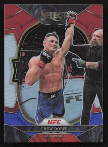 2023 UFC Select #92 Drew Dober Red Blue Prizm