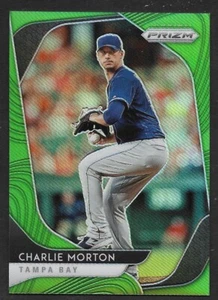 2020 Panini #217 Charlie Morton TB RAYS Prizm REFRACTOR Lime Green #125/125 - Bild 1 von 1