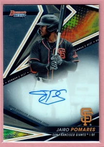 2022 Bowmans Best Jairo Pomares Best of 2022 Auto #B22-JP Giants SP - Picture 1 of 2