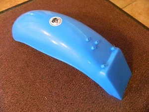 M ROBERT SCHUTZBLECH HINTEN KUNSTSTOFF UNIVERSAL 18 ZOLL REAR ENDURO TRAIL 343 BLAU - Bild 1 von 3