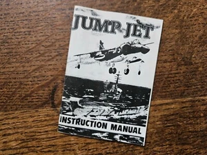 SOLO MANUAL DE INSTRUCCIONES - COMMODORE 64 C64 JUMP JET #RM1 ANIROG - Imagen 1 de 3